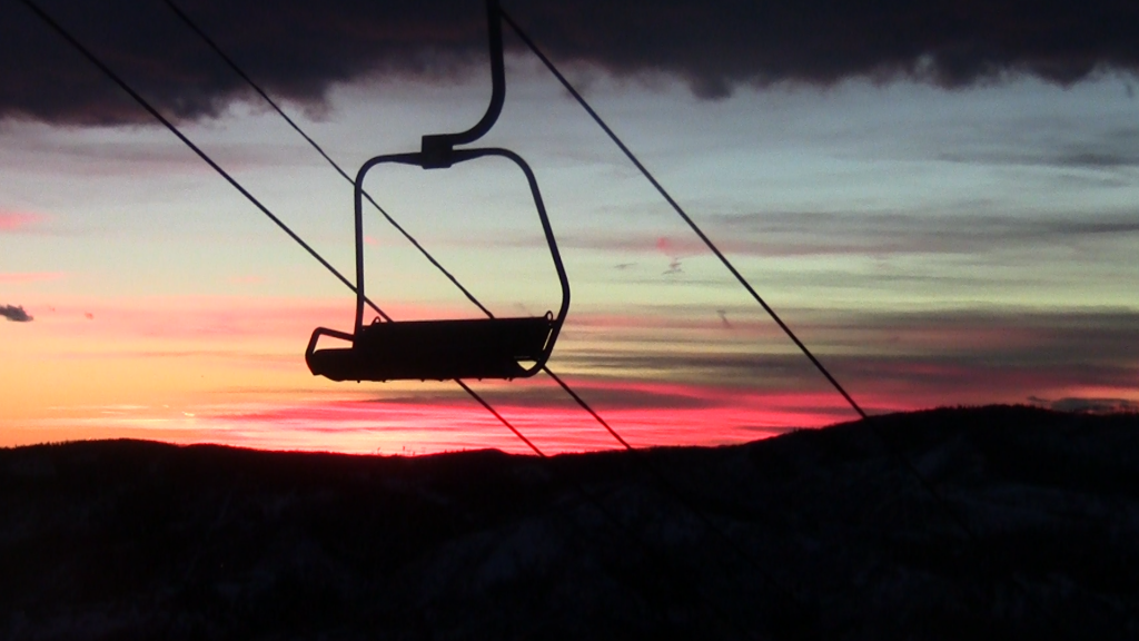 Steamboat night skiing photo