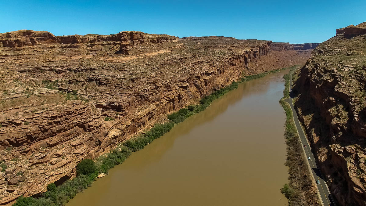 Colorado River drone photo 2